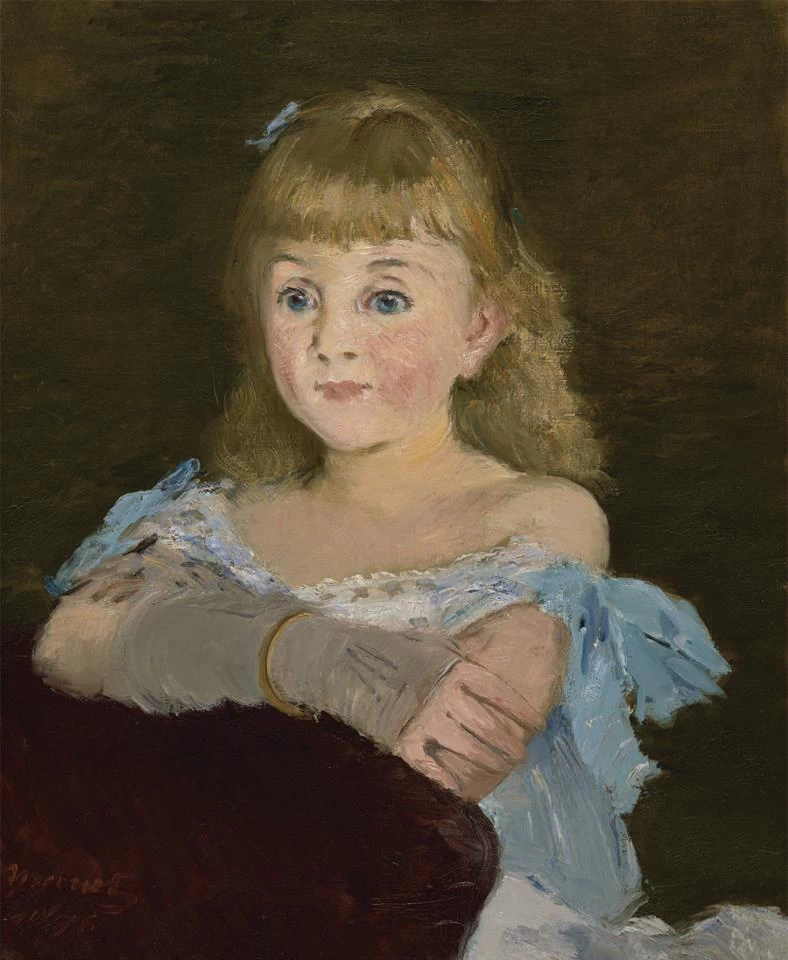   278-Édouard Manet, Ritratto di bambina, 1878